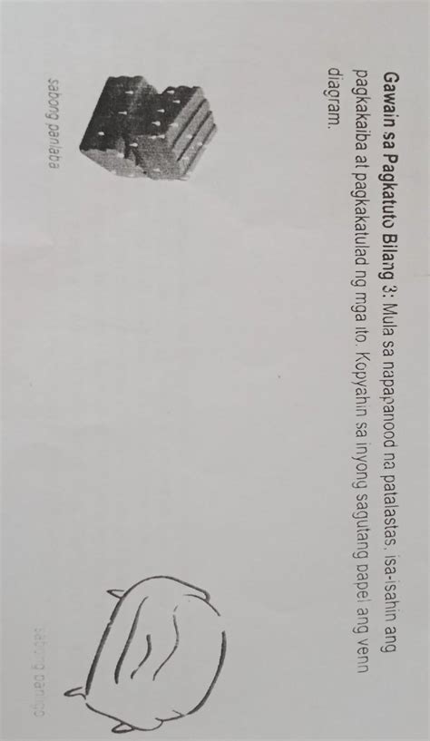 Gawain sa Pagkatuto Bilang 3: Mula sa napapanood na .